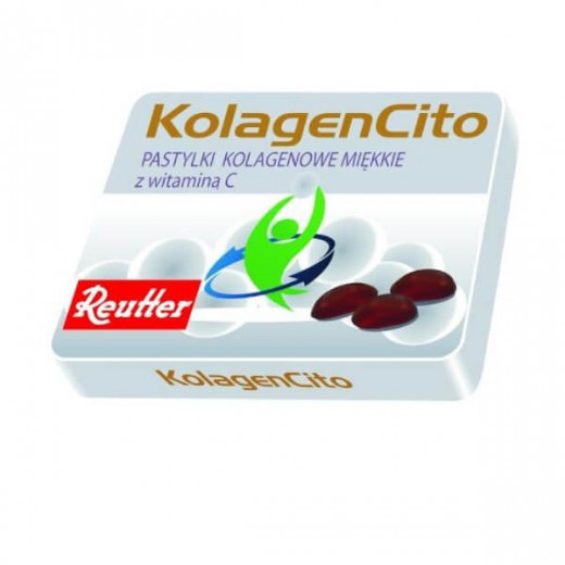 KolagenCito pastylki kolagenowe miękkie z witaminą C