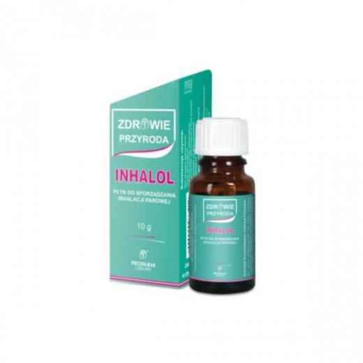 Inhalol (0,1g+0,1g+0,2g+0,6g) krople do inhalacji 10g