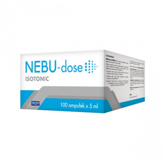 Nebu-Dose Isotonic, 0,9% roztwór do nebulizacji, 5 ml x 100 ampułek