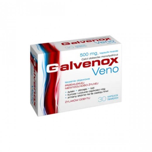 Galvenox Veno 500mg, 30 kapsułek twardych