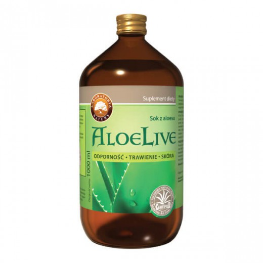 Laboratoria Natury AloeLive, sok z aloesu, 1000 ml