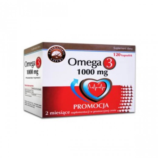 Laboratoria Natury Omega-3 1000 mg, 120 kapsułek