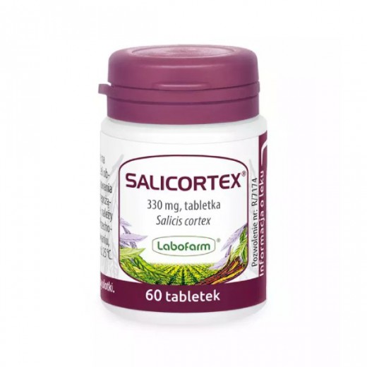 Salicortex 330 mg, 60 tabletek