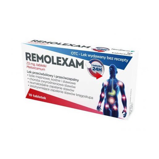 Remolexam, 7,5 mg, tabletki, 10 sztuk