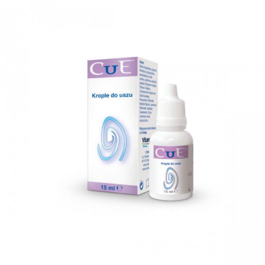 Cue, krople do uszu, 15 ml