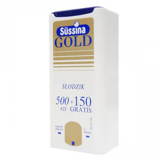 Sussina Gold, słodzik, 500 tabletek