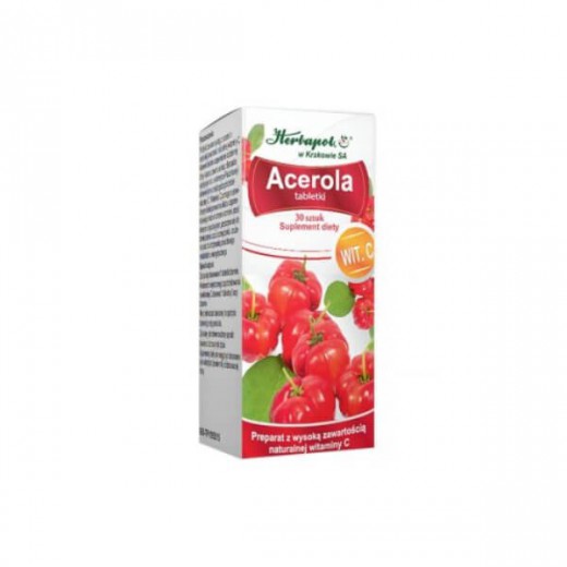 Acerola Herbapol, 30 tabletek