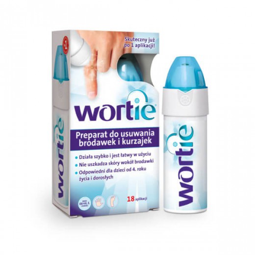 Wortie, preparat do usuwania brodawek i kurzajek, 50 ml