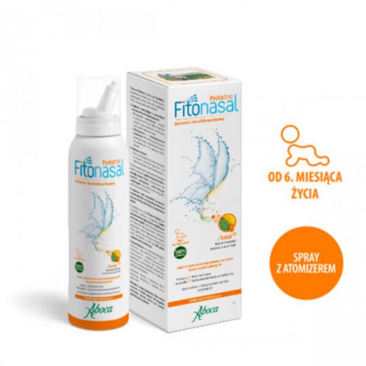 Aboca Fitonasal Pediatric, spray do nosa od 6. miesiąca, 125 ml