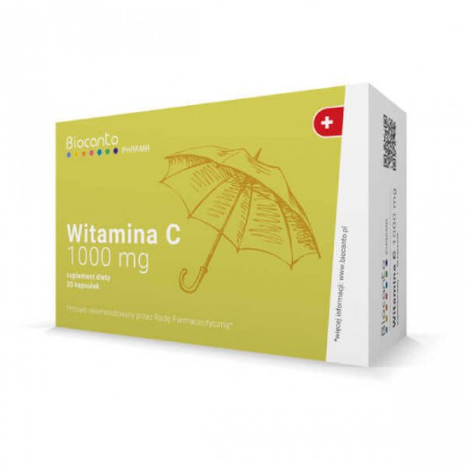Witamina C 1000mg, Biocanto, 30 kapsułek