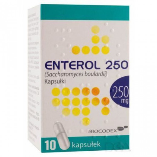 Enterol, 250 mg, 10 kapsułek
