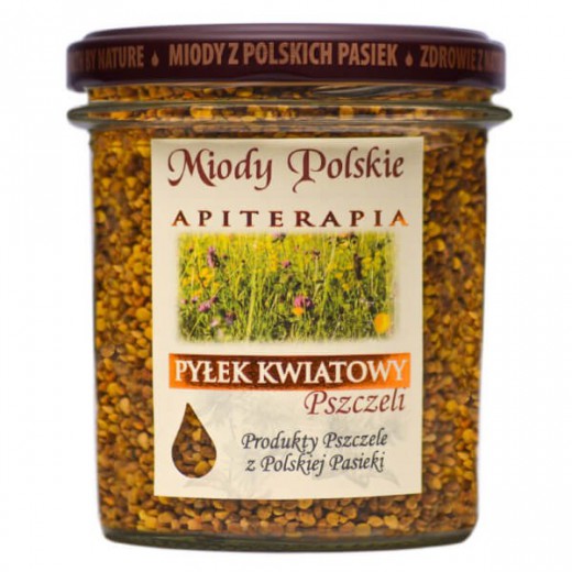Pyłek kwiatowy pszczeli, naturalny, Miody Polskie, 200 g