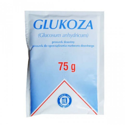Glukoza, proszek do sporządzania roztworu doustnego, 75 g