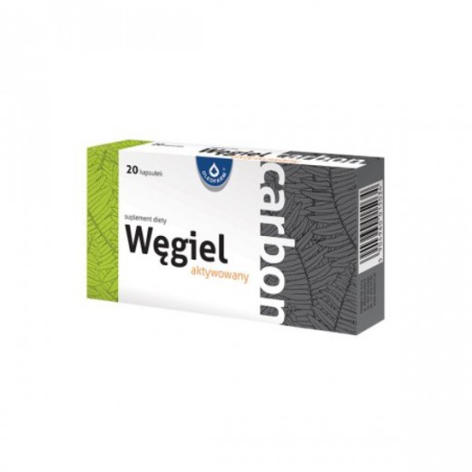 Węgiel Aktywowany Carbon, 20 kapsułek