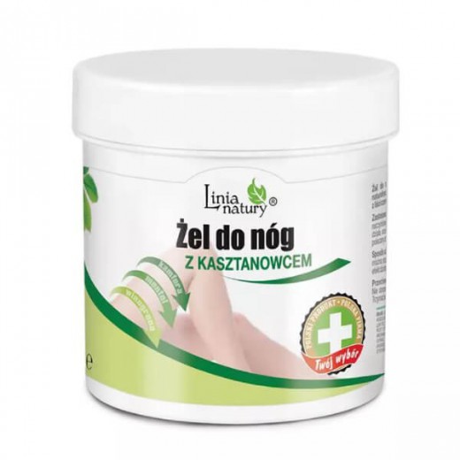 Linia Natury, żel do nóg z kasztanowcem, 250 ml