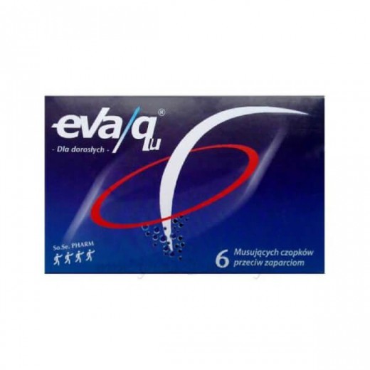 Eva/Qu czopki przeciw zaparciom 6 czopków