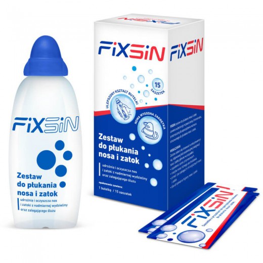 FIXIN - Zestaw podstawowy do płukania zatok | Apteka internetowa Medkon