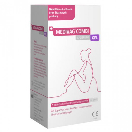 Medivag Combi Gel, żel dopochwowy, 5 ml x 5 aplikatorów