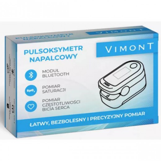 Pulsoksymetr napalcowy VIMONT+, 1 sztuka