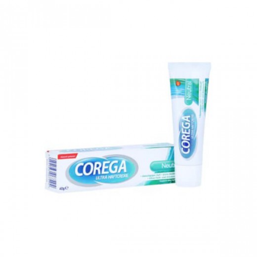 Corega Ultra Super Mocny, krem mocujący do protez zębowych, smak neutralny 40g