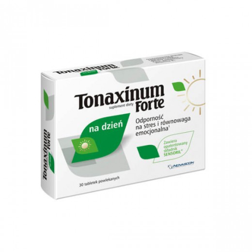 Tonaxinum Forte na dzień, 30 tabletek powlekanych
