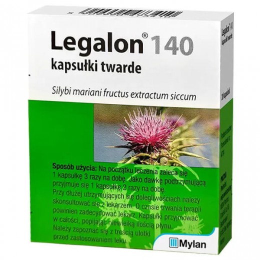 Legalon 140, 20 kapsułek twardych