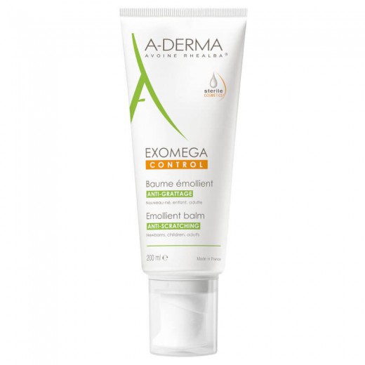 A-Derma Exomega Control, balsam emolient, skóra sucha i skłonna do atopii, od 1 dnia życia, 200 ml