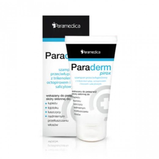 Paraderm Pirox, szampon przeciwłupieżowy, 150 g