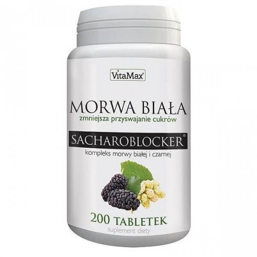 Morwa Biała Sacharoblocker, 200 tabletek