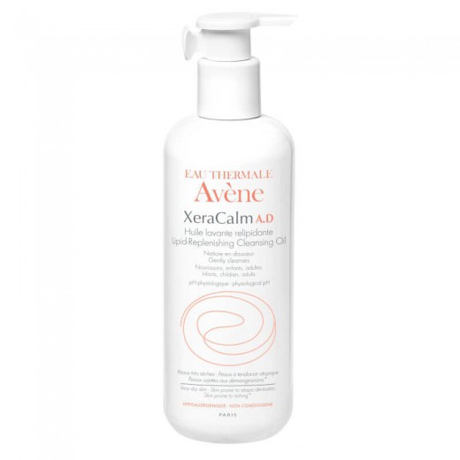 Avene XeraCalm A.D, Olejek oczyszczający uzupełniający lipidy, 400 ml