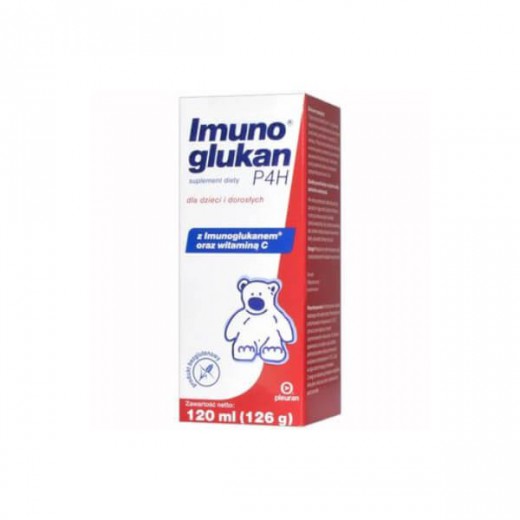 Imunoglukan P4H, syrop dla dzieci, 120ml