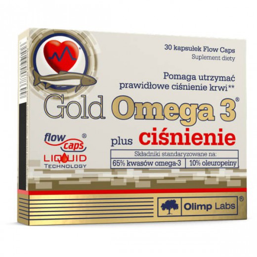 Olimp Gold Omega Plus Ciśnienie, 30 kapsułek
