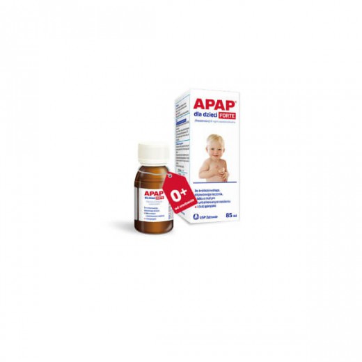 Apap dla dzieci Forte 40 mg/ ml, zawiesina doustna, smak pomarańczowy, 150 ml