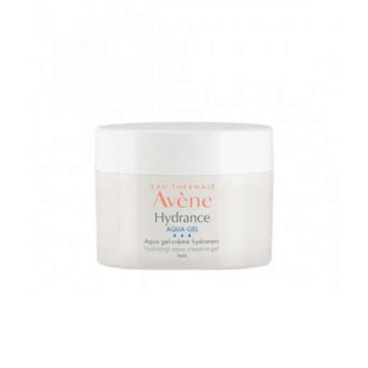 Avene Hydrance Aqua Gel, nawilżający krem-żel do twarzy, skóra wrażliwa i odwodniona, 50 ml