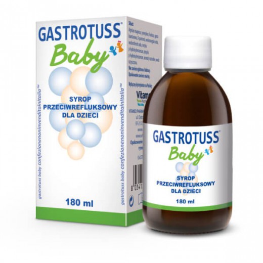 Gastrotuss baby, syrop przeciwrefluksowy dla dzieci, 180 ml
