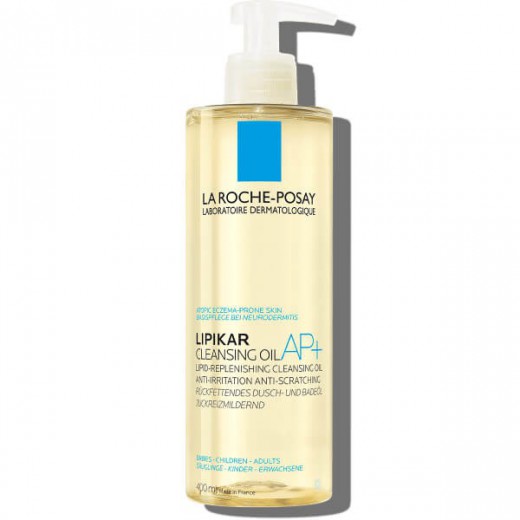 La Roche-Posay Lipikar AP+, olejek myjący, uzupełniający poziom lipidów przeciw podrażnieniom skóry, 400 ml