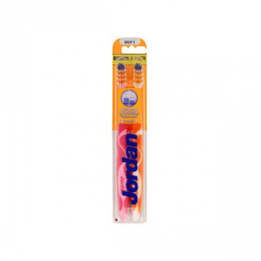 Jordan szczoteczka do zębów Advanced soft, 2 sztuki