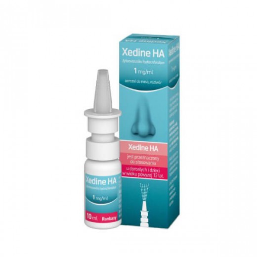 Xedine HA 1 mg/ ml, aerozol do nosa, 10 ml