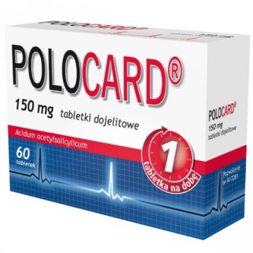 Polocard 150 mg, 60 tabletek