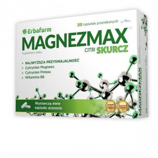 MagnezMax Citri Skurcz, 30 tabletek