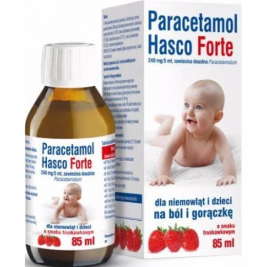 Paracetamol Hasco Forte, zawiesina doustna, 240mg/5ml, 85 ml