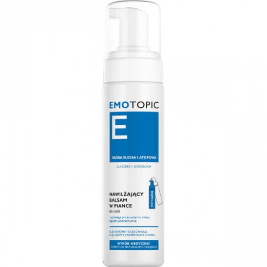 Pharmaceris E Emotopic, balsam nawilżający w piance do ciała, od 1 dnia życia, 200 ml