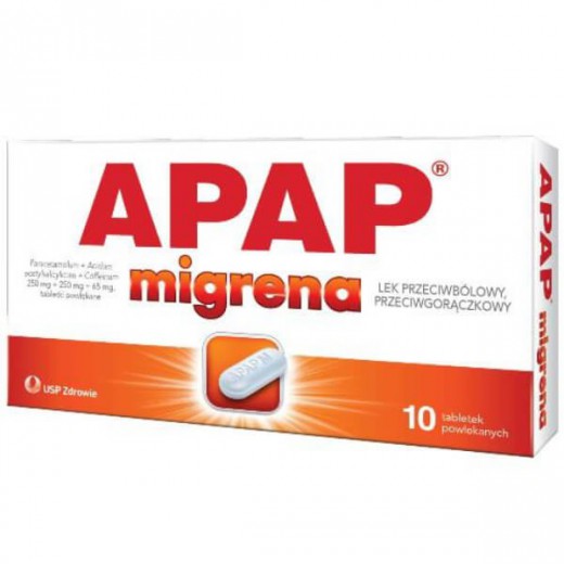 Apap Migrena, 10 tabletek