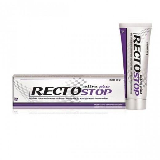 Rectostop Ultra Plus, maść na hemoroidy, 50 g