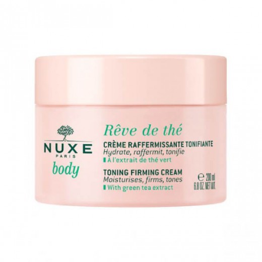 Nuxe Body Reve de the, tonizujący krem ujędrniający, 200 ml