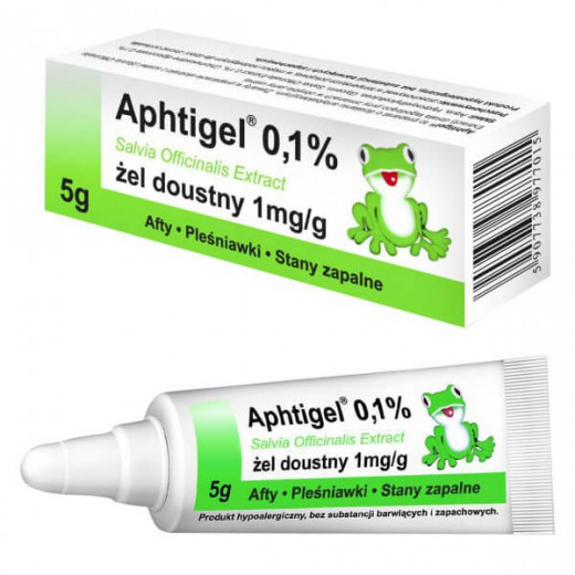 Aphtigel 0,1% żel doustny, 5 g