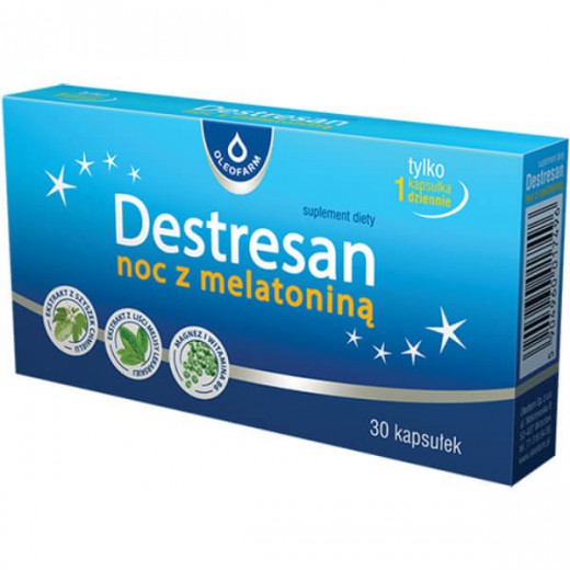 Destresan noc z melatoniną, 30 kapsułek