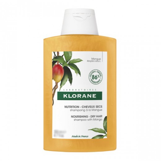 Klorane, Szampon z mango do włosów suchych, 400 ml
