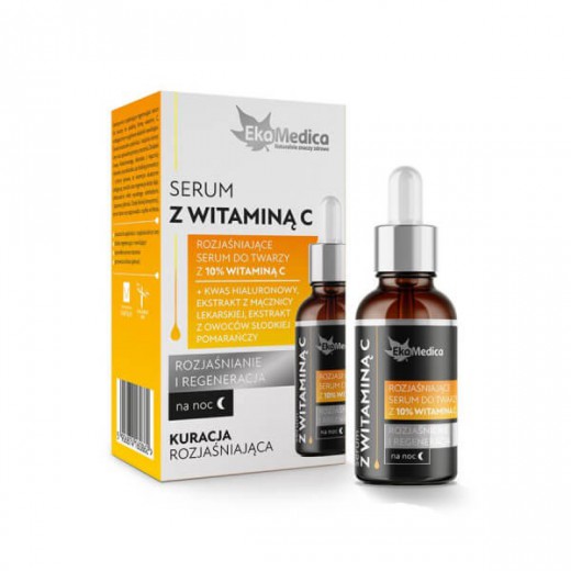 EkaMedica Serum do twarzy z witaminą C, 20 ml