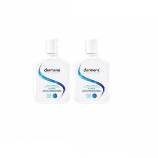 Dermena Szampon hamujący wypadanie włosów, 2 x 200ml